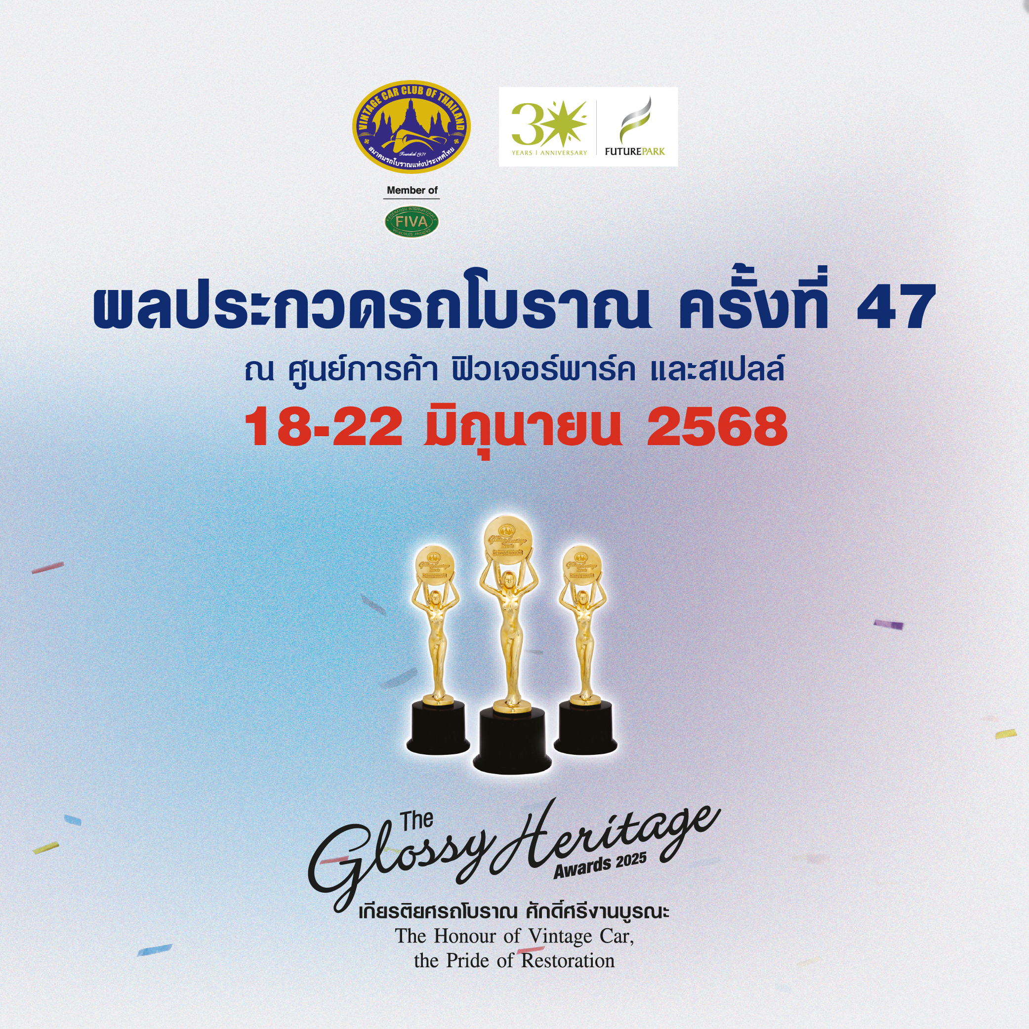 ผลการประกวดรถโบราณ ครั้งที่ 47